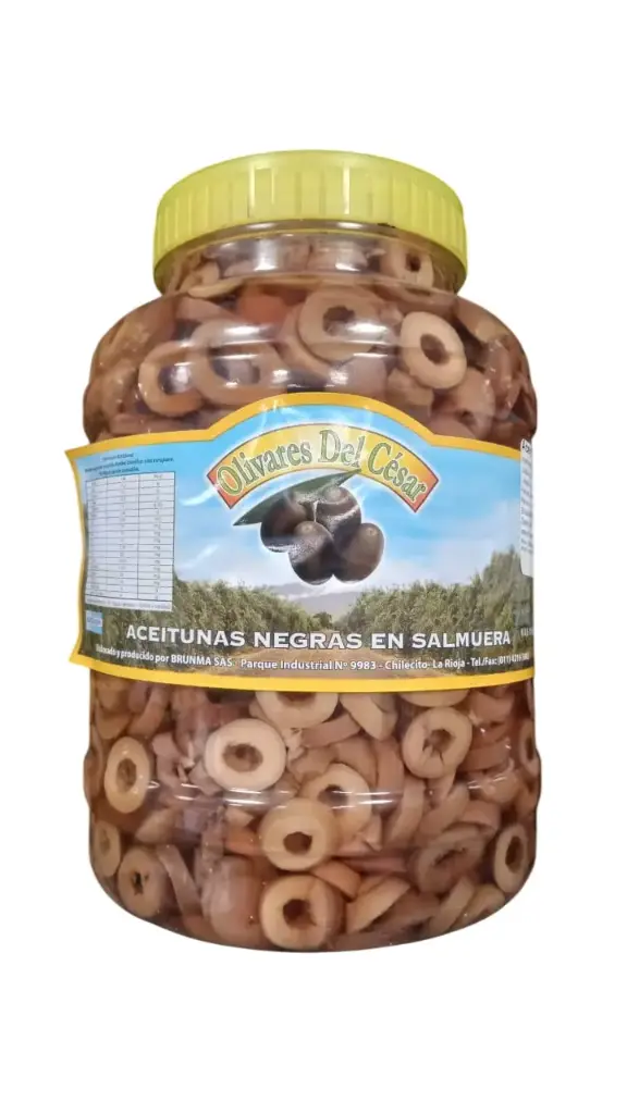 Aceituna Olivares Del Cesar Negra Rodajas x 2kg.