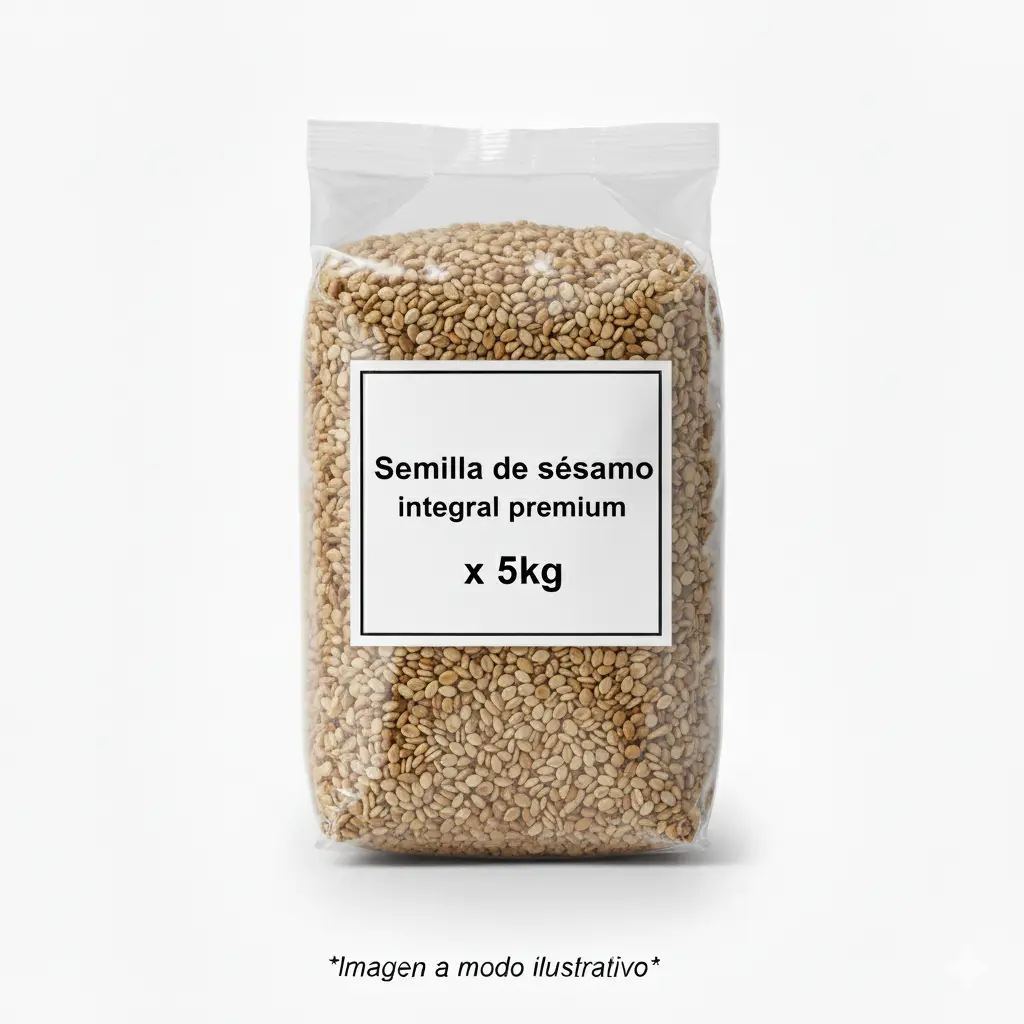 Semilla de Sesamo Integral Premium x 5kg.