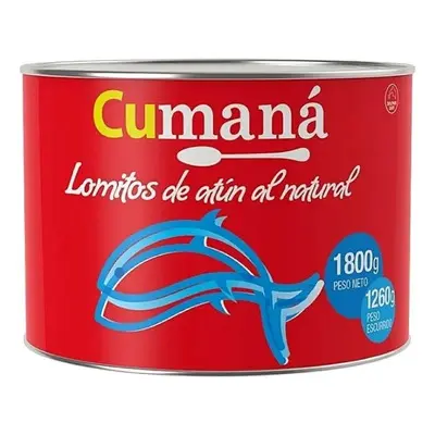 Atun Cumana Lom. Natural x 1.8kg.