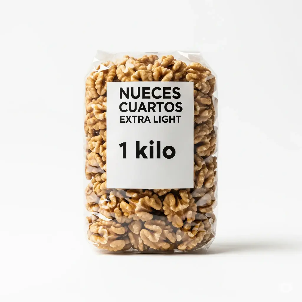 Nueces Cuartos Extra Light x 1kg. E*