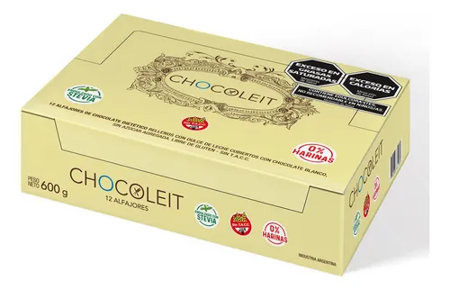 Alfajor Chocoleit Blanco x 50g. CAJA X 12 U.
