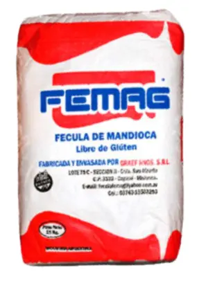 Fecula de Mandioca Femag x 25kg. E*