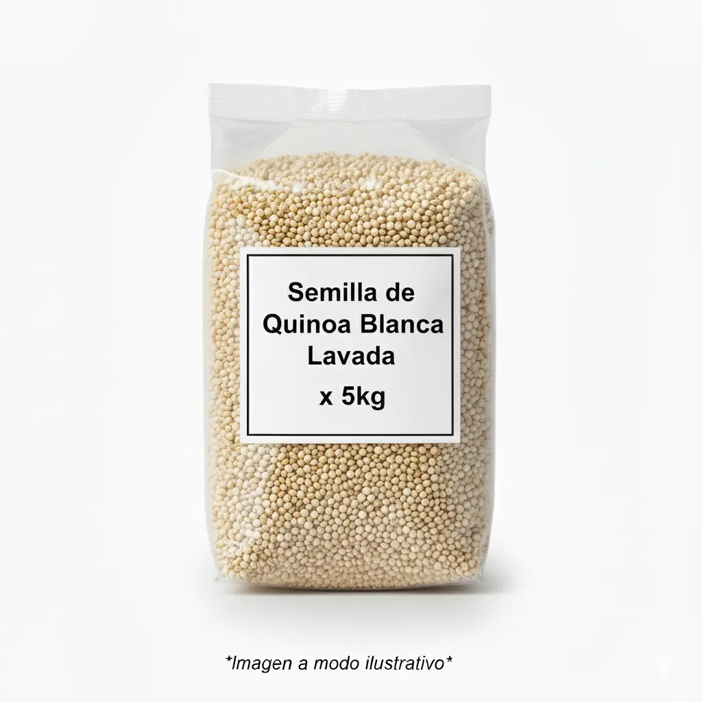 Semilla de Quinoa Blanca Lavada x 5kg.