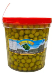 Aceituna Olivares Del Cesar Verde Descarozada Balde x 5kg.