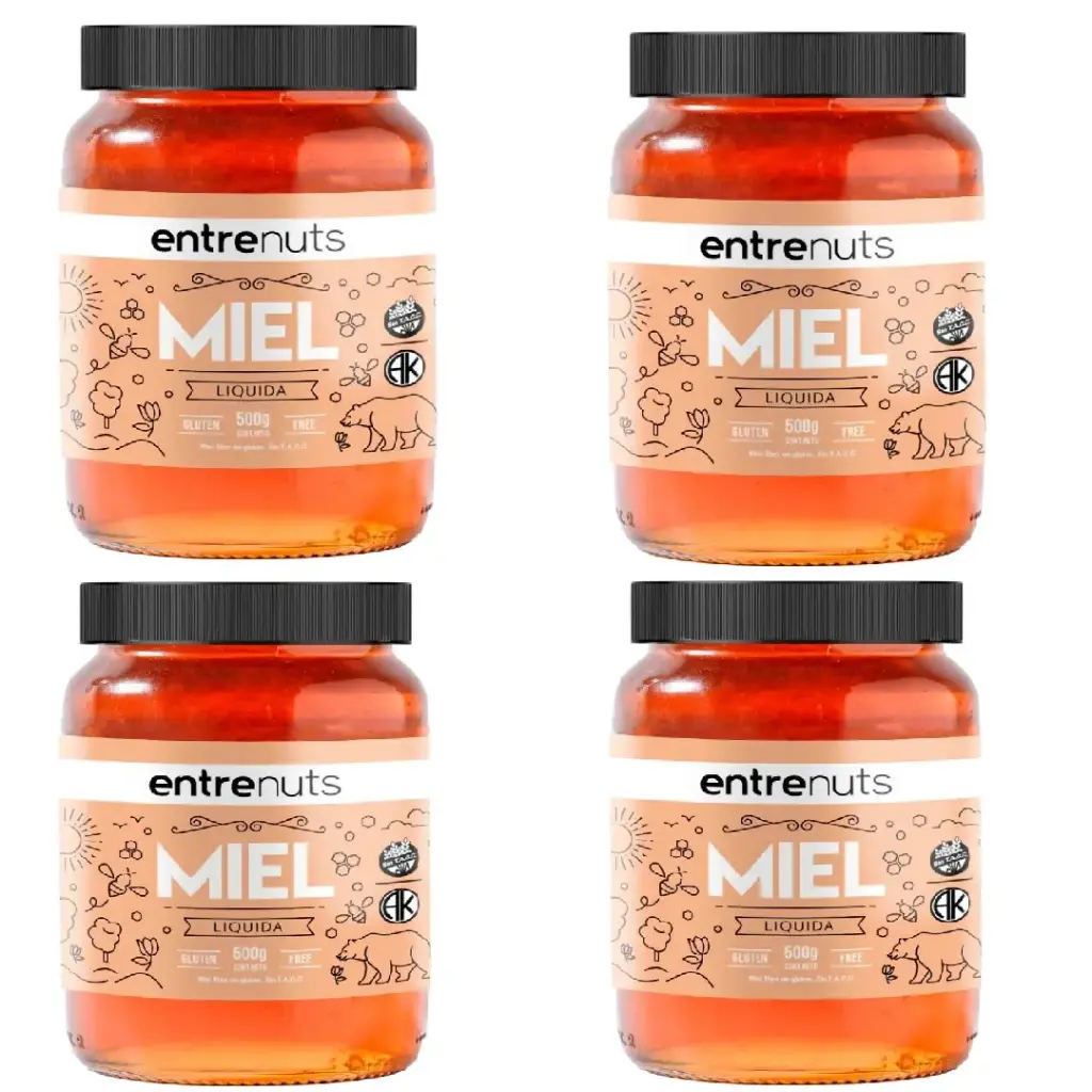 Miel Entre Nuts Liquida CAJA X 12 U.