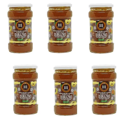 Mermelada Doña Magdalena Durazno Nat x 360g. S/Az CAJA X 12U.