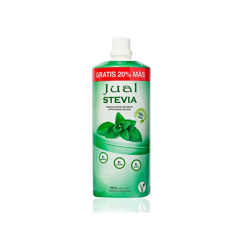 Endulzante Jual Stevia Liquida x 600cc. CAJA X 6 U.  E*