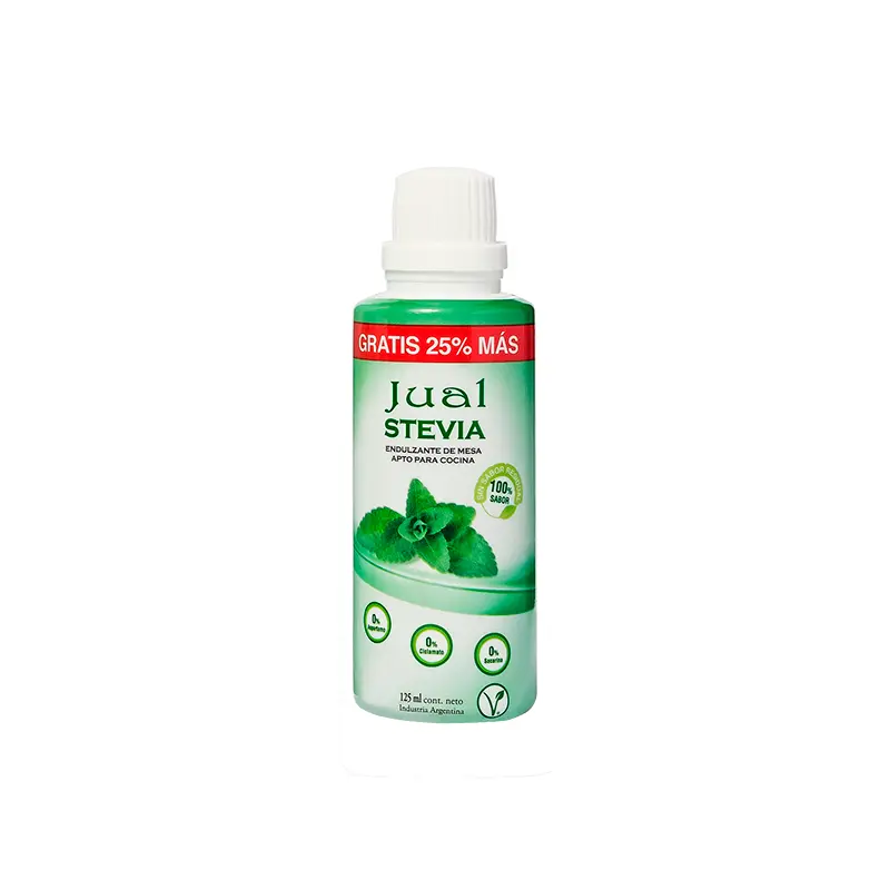 Endulzante Jual Stevia Liquida x 125cc. CAJA X 20 U. E*