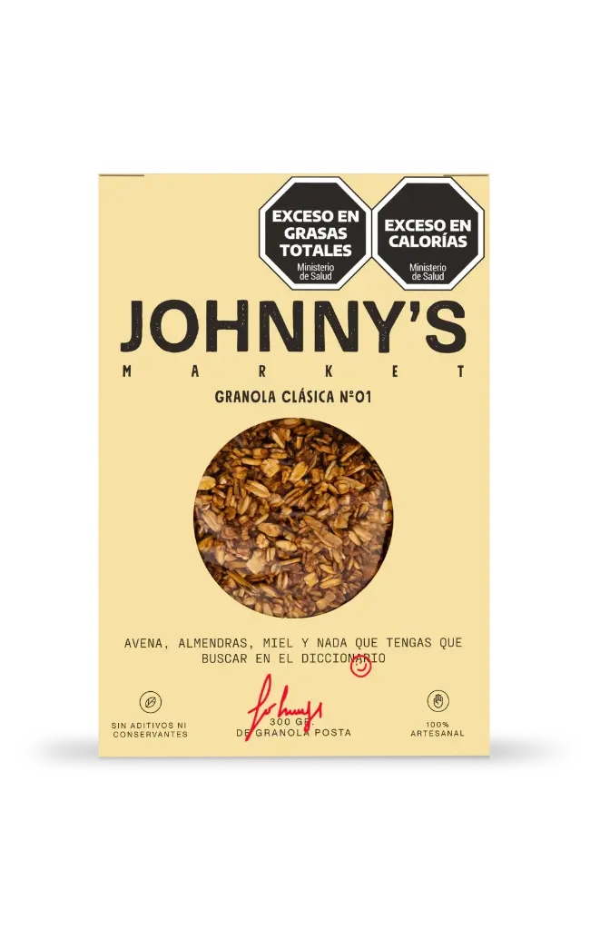 Granola Johnny'S Market Clasica 300g. CAJA X 10 U.
