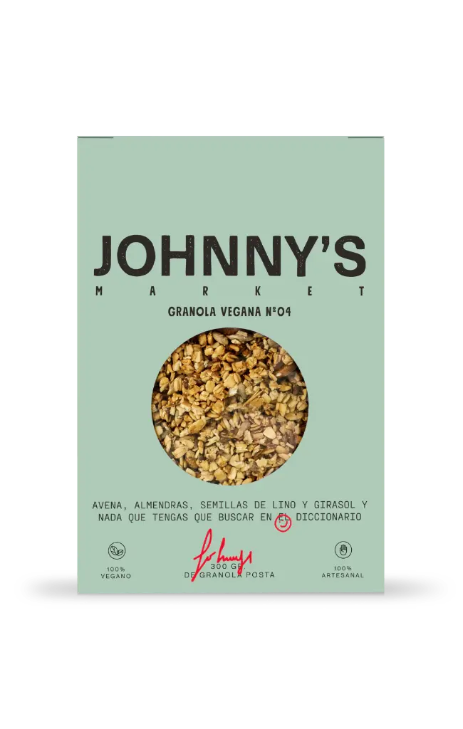 Granola Johnny'S Market Vegana 300g. CAJA X 10 U.