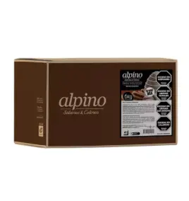 Chocolate Moldeo Alpino semiamargo x 6kg.