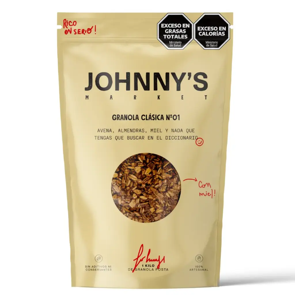 Granola Johnny'S Market Clasica 1kg. CAJA X 6 U.