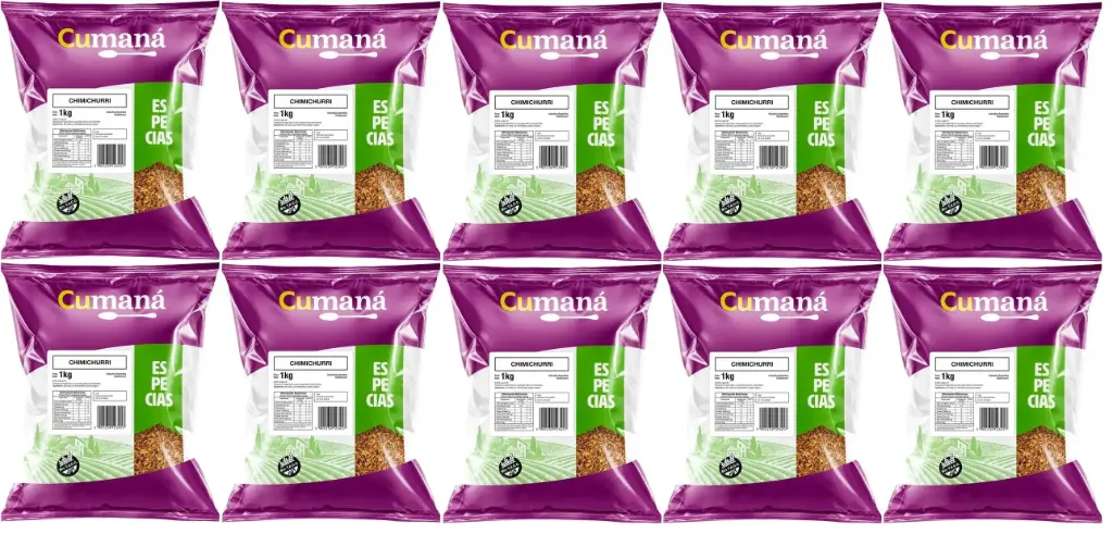 Chimichurri Cumana x 1kg. CAJA X 10kg.