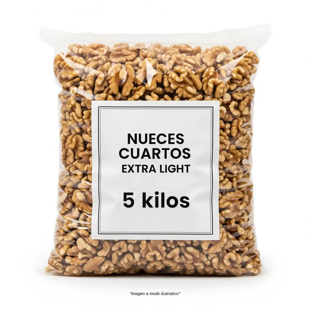 Nueces Cuartos Extra Light x 5kg. E*