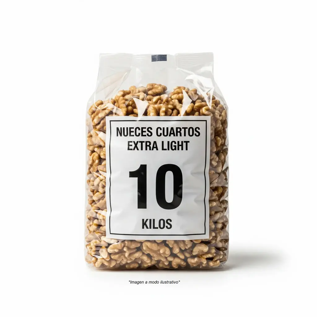 Nueces Cuartos Extra Light x 10kg. E*
