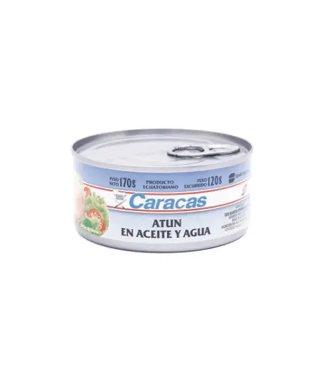 Atun Caracas en Aceite y Agua x 170 g.