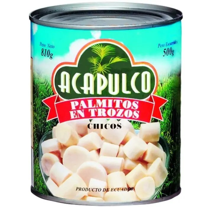 Palmitos Acapulco Trozos Chicos x 800g.