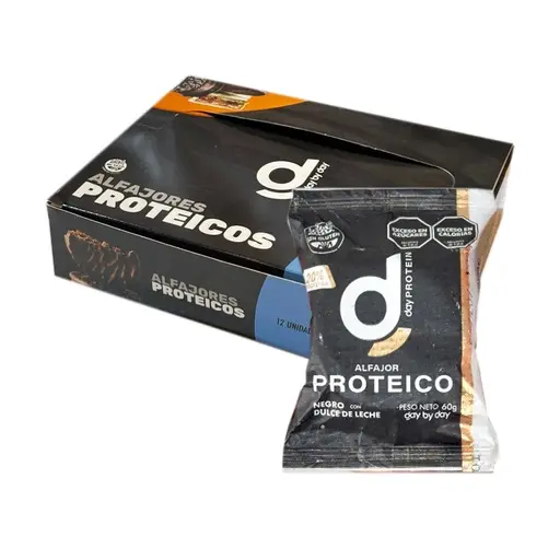 Alfajor Doña Magdalena Proteico Negro Caja x 12 U.