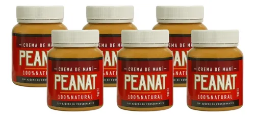 Pasta Mani Peanat Natural BULTO X 6 U. E*