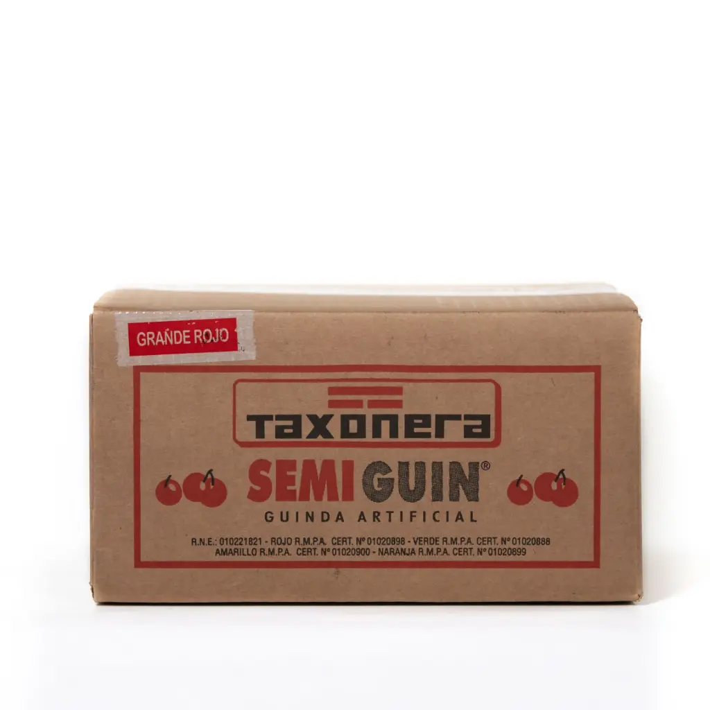 Semiguin Taxonera Grande Rojo Caja x 5kg.