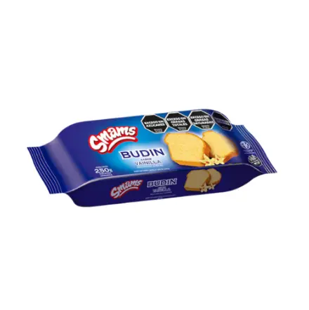 Budin Smams sabor Vainilla x 250g.