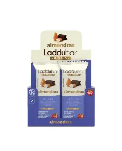 [2993] Barra Laddubar Gold Almendras x 30g. CAJA X 12 U.