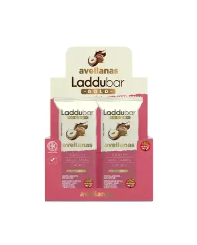 [2994] Barra Laddubar Gold Avellanas x 30g. CAJA X 12 U.