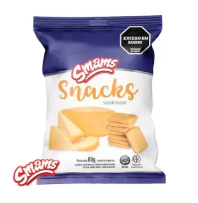 [1691] Snack Smams sabor Queso x 80g.