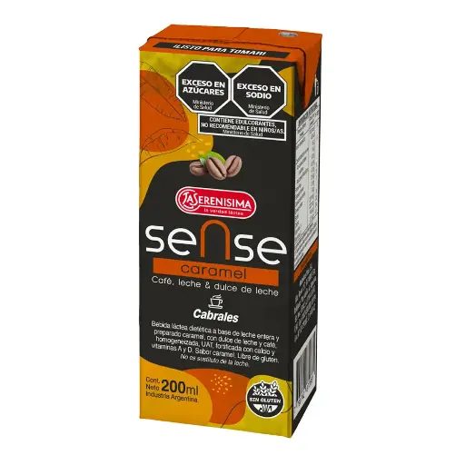[1967] Bebida Lactea Sense Caramel x 200mL.
