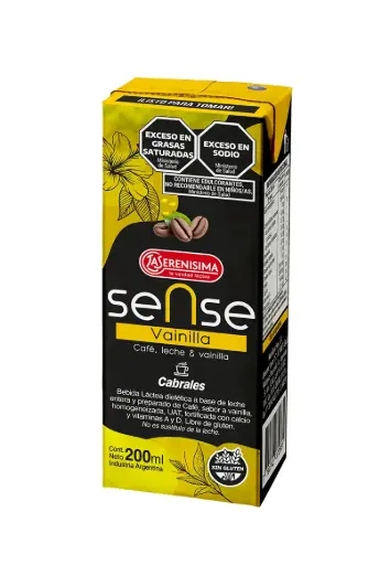 [2283] Bebida Lactea Sense Vainilla x 200mL.