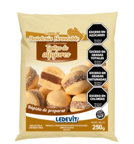 [1736] Premezcla Ledevit Tapitas para alfajores x 250g.