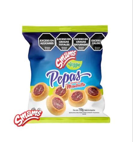 [1689] Galletitas Smams Pepas de Membrillo Veggie x 150g.