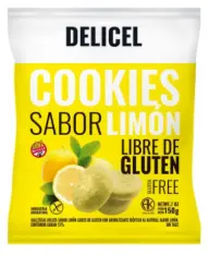 [1462] Galletitas Delicel Cookies Sabor Limon x 200g.