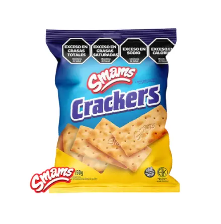 [1708] Galletitas Smams Crackers x 150g.