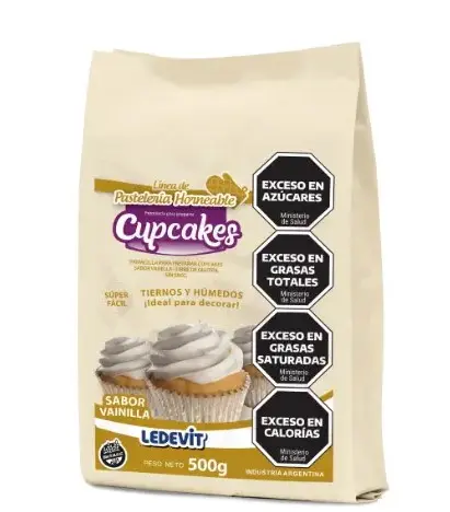 [1733] Premezcla Ledevit Cupcake Vainilla x 500g.