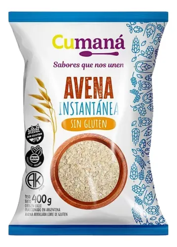 [2639] Avena Arrollada Cumana Instantanea x 400g.