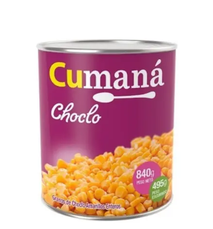 [1941] Choclo Cumana Entero Grano Amarillo x 820g.