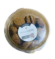 [0813] Galletitas Masa Madre Cookies Algarroba-Naranja 150g.