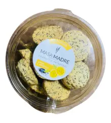 [0810] Galletitas Masa Madre Cookies Limon-Amapola 150g.