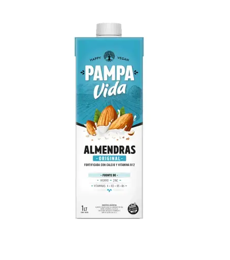 [0921] Leche Vegetal Pampa vida de Almendra (Original c/azucar)