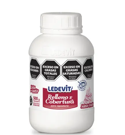 [1723] Crema Ledevit Relleno y Cobertura Frutilla x 500g.