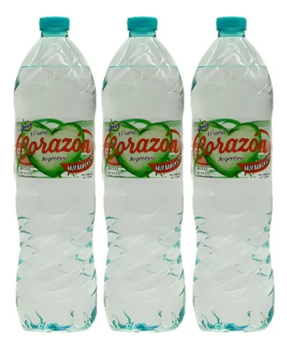 [2724] Agua Manaos Bajo Sodio Corazon x 1500cc. PACK X 6UNID.