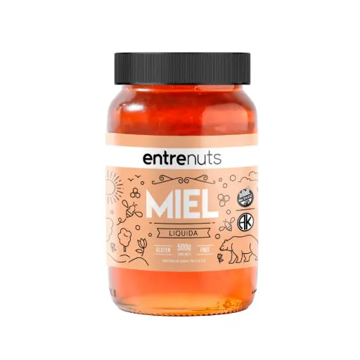 [1115] Miel Entre Nuts Liquida 500g. unidad