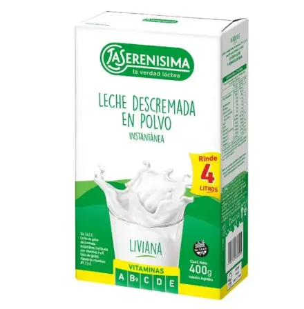 [2020] Leche en Polvo La Serenisima Descremada x 400g.