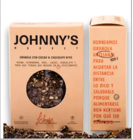 [0957] Granola Johnny'S Market Chocolate 300g.