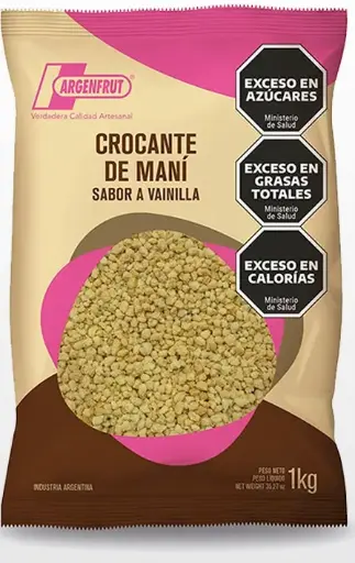 [2790] CROCANTE de Mani Argenfrut Sabor Vainilla x 1kg.