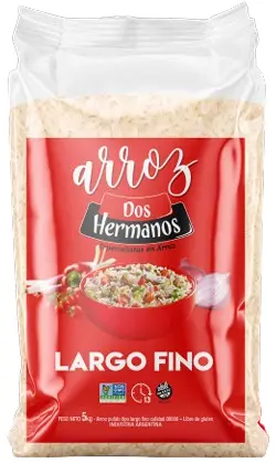 [2866] Arroz Dos Hermanos Largo Fino x 5kg.