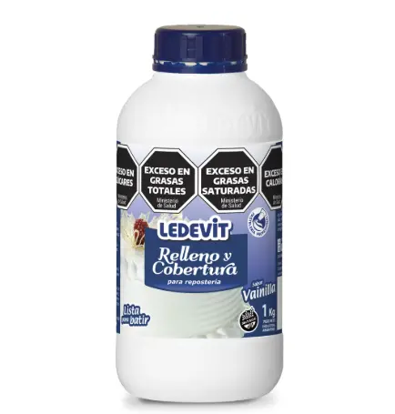 [1801] Crema Ledevit Relleno y Cobertura de Vainilla x 1kg.