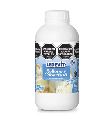 [1718] Crema Ledevit Relleno y Cobertura Chantilly x 1kg.