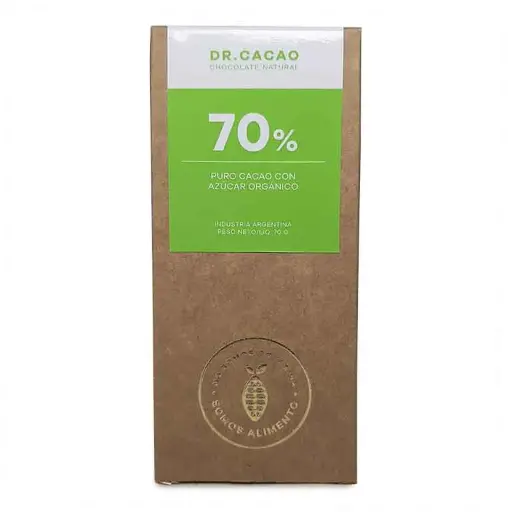 [0030] Chocolate Barra de Cacao Dr. Cacao 70% Unidad x 50g.